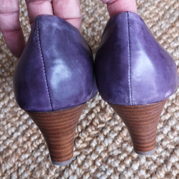 Everybody by BZ Moda purple leather pumps - Picture 7 of 15